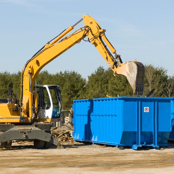 what are the rental fees for a residential dumpster in Coloma